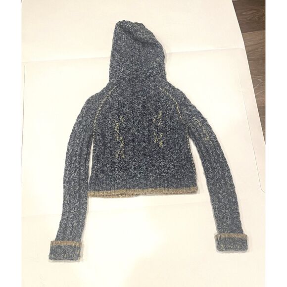 Free People Women Long Sleeve Sweater with Hood - Picture 2 of 6